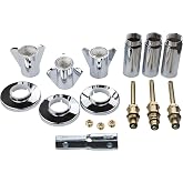 DANCO Tub and Shower 3-Handle Remodeling Trim Kit for Sayco, Chrome (39620) | Faucet Repair Kits, Faucets, Three, Brass, Classic, Valves, Shower Trim Kits, Tub And Shower Faucets