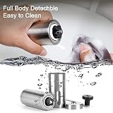 UNIFUN Manual Coffee Grinder Burr Ceramic Conical Stainless Steel Compact view 4