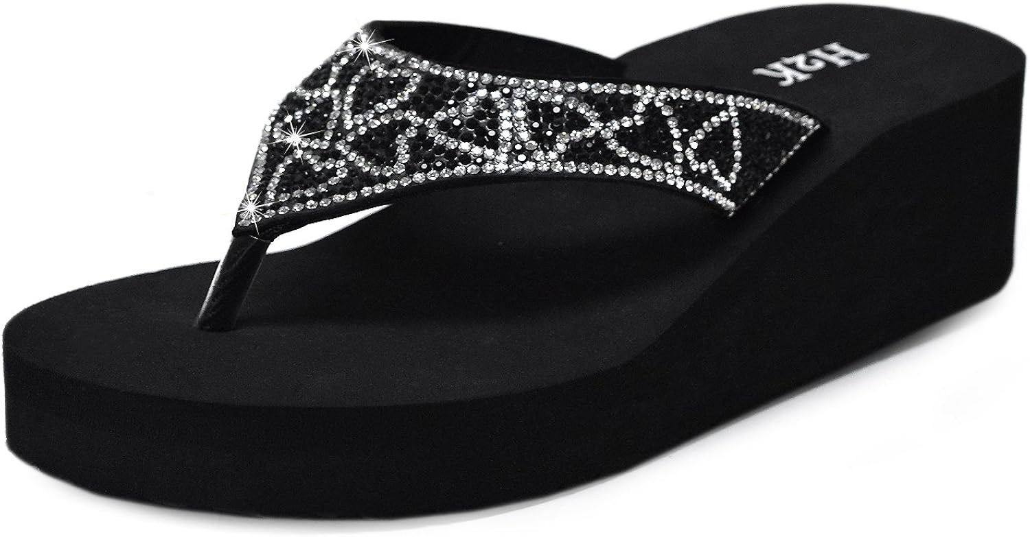 platform foam flip flops