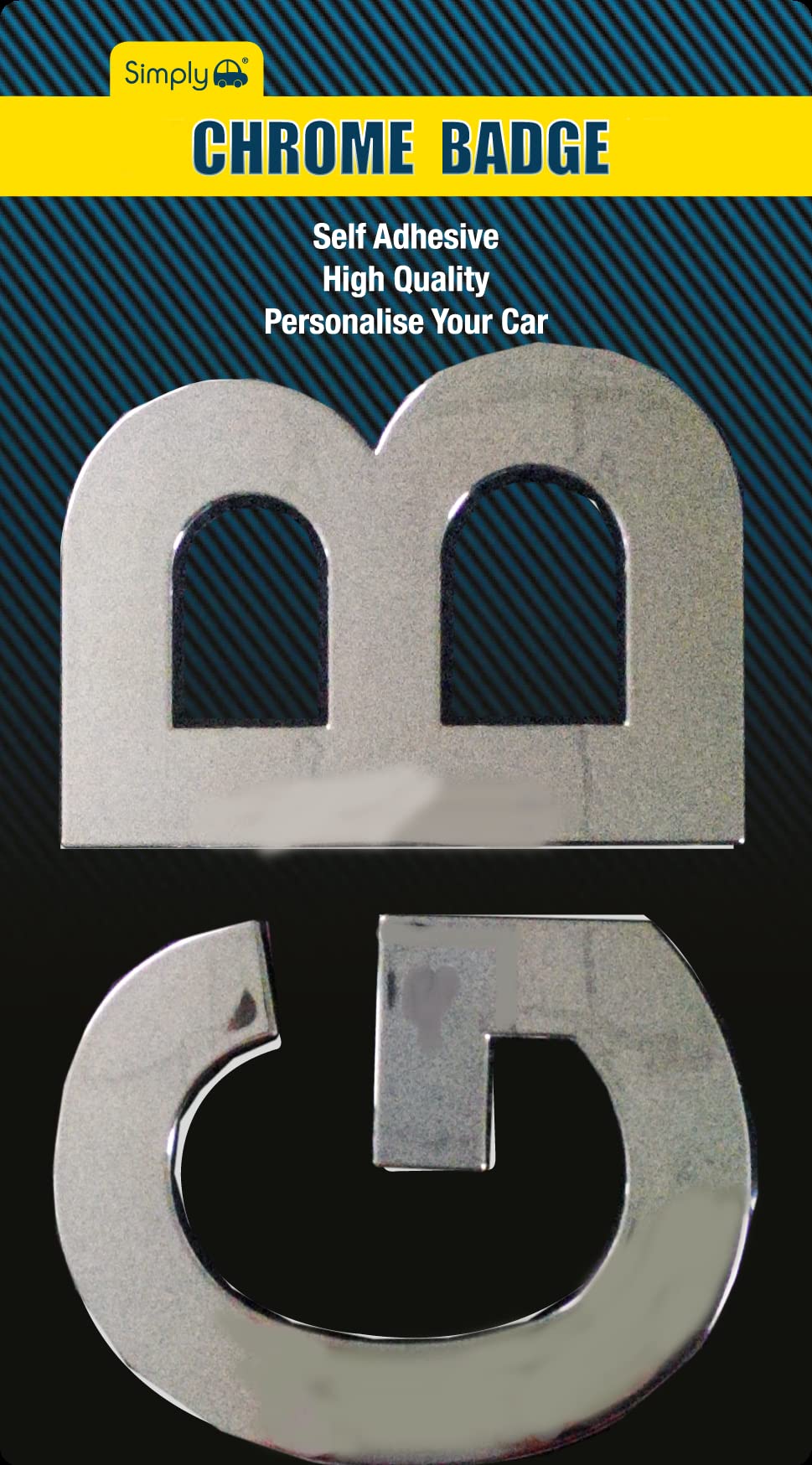 Simply CB50 GB Chrome Badge