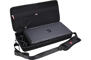 Mchoi Hard Travel Case for HP OfficeJet 200 Portable Printer (CZ993A), Case Only, All Black