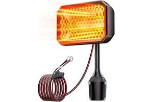 JNOD Golf Cart Heater, Electric Battery Operated Heater for Golf Cart Accessories, 400W Safe and Quiet Carbon Fiber Heating, Compatible with 36V Club Car/Yamaha/EZGO