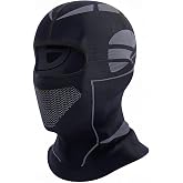 Mech-Style Ski &amp; Motorcycle Mask-Helmet Balaclava,Full Face with Vent Holes | Nose-mouth vent holes, anti-stuffiness, elastic snug fit, lightweight warm, helmet &amp; goggle compatible, multi-style wearable