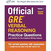 Official GRE Verbal Reasoning Practice Questions, Second Edition, Volume 1