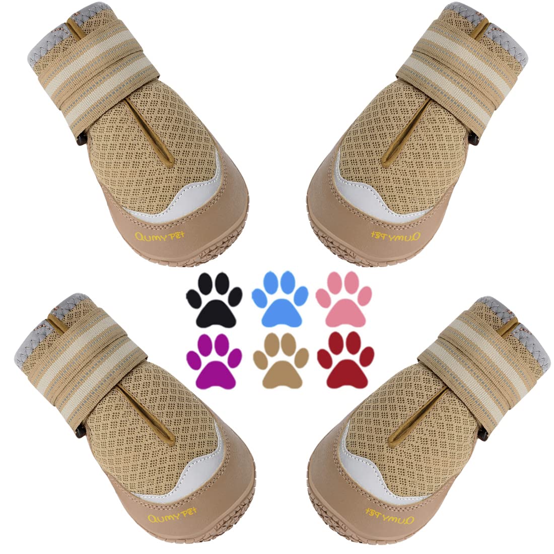 thumbnail image 2 of KOESON Dog Shoes For Hot Pavement, Summer Heat Resistant Dog Boot For 2 of 14