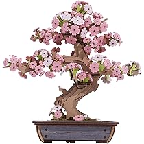 Rowood Wooden Flower Kit,DIY Artifical Flower Building Set Craft