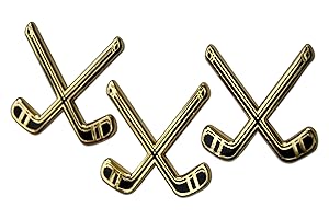 Novel Merk Hockey Stick & Coach Appreciation Lapel Pin, Hat Pin & Tie Tack Set with Clutch Back