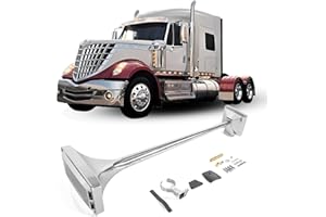 YUANJUFITT 29.1 inch Chrome Train Horn for Truck Loud Single Air Horns 150DB Train Horns for Pickup Trucks 740mm Air Horn for Truck with Weather Protection Cover Fit Car/Boat/Yachts/Jeep/Busses/etc