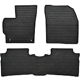 Megiteller Car Floor Mats Custom Fit for 2010-2015 Toyota Prius Black | Odorless,Washable,Heavy Duty,All Weather,Floor Liners Set,black