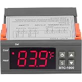 Digital Thermostat Temperature Controller, All-Purpose Cooling and Heating -50-110℃ -1000 (24V)