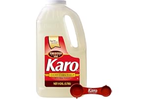 Karo - Light Corn Syrup with Real Vanilla, 1 Gallon Bottle - Includes Karo Measuring Spoon