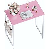 Pamray 23 Inch Computer Desk for Small Spaces, Home Office Work Desk with Headphone Hook, Small Office Desk Study Writing Table