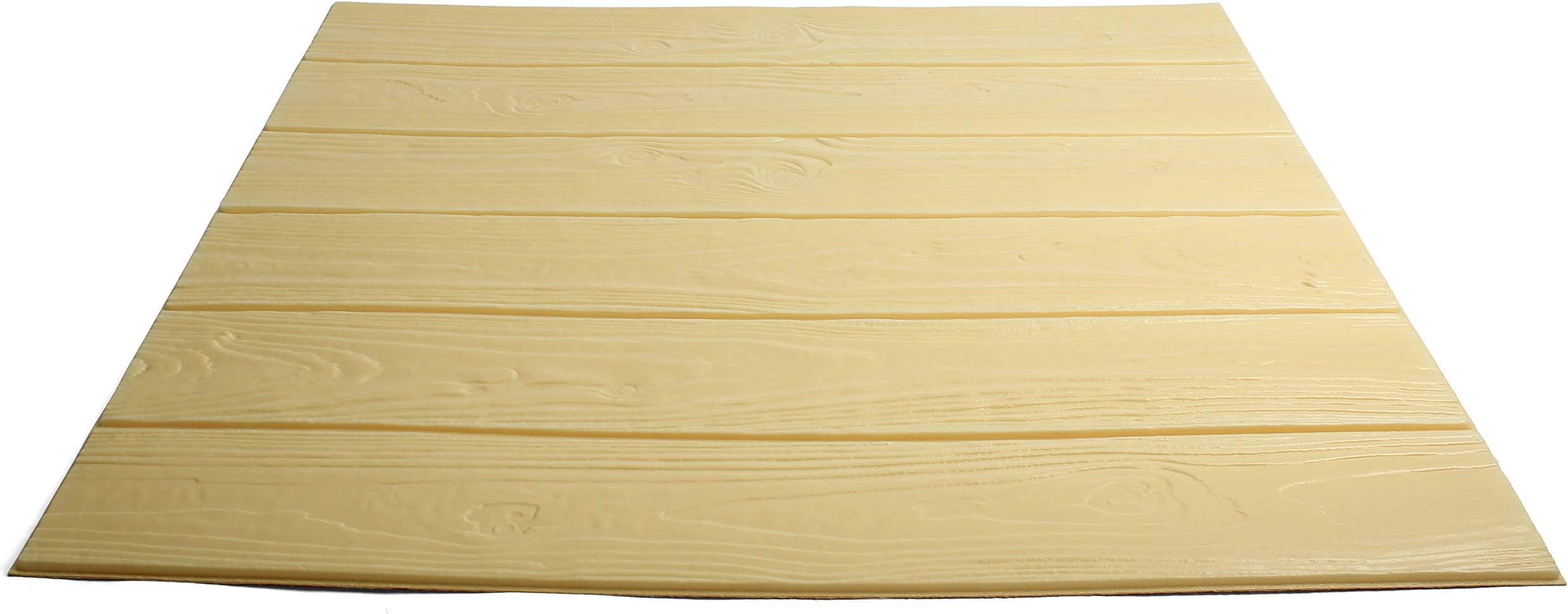 Craft Faux Brick Wall Panels - Peel and Stick Foam Brick - 3D Wall Panels for Fake Brick Wall - Self Adhesive Brick Wall Panels - 3D Brick Wallpaper (20 Pack, Wood - Cream)