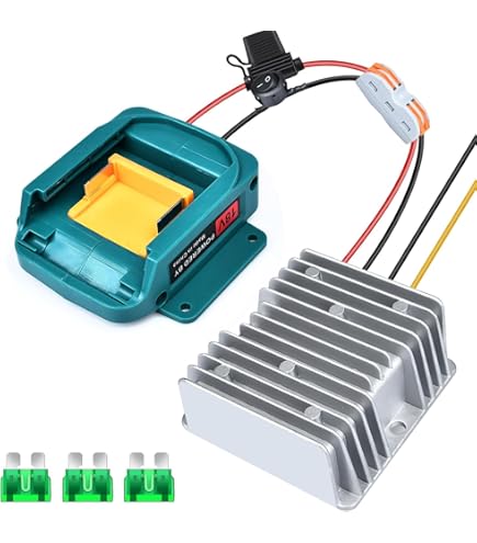 makita cigarette lighter adapter YNDZ for Makita 18V LXT to 5-13V Step Down Converter, 10A Adjustable  Regulator with Cigarette Lighter for Power Wheels RC Car Golf Cart DIY