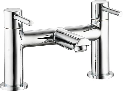 Aqualisa Midas CB.DBF.19 Deck Mounted Bath Filler Taps Chrome Brass