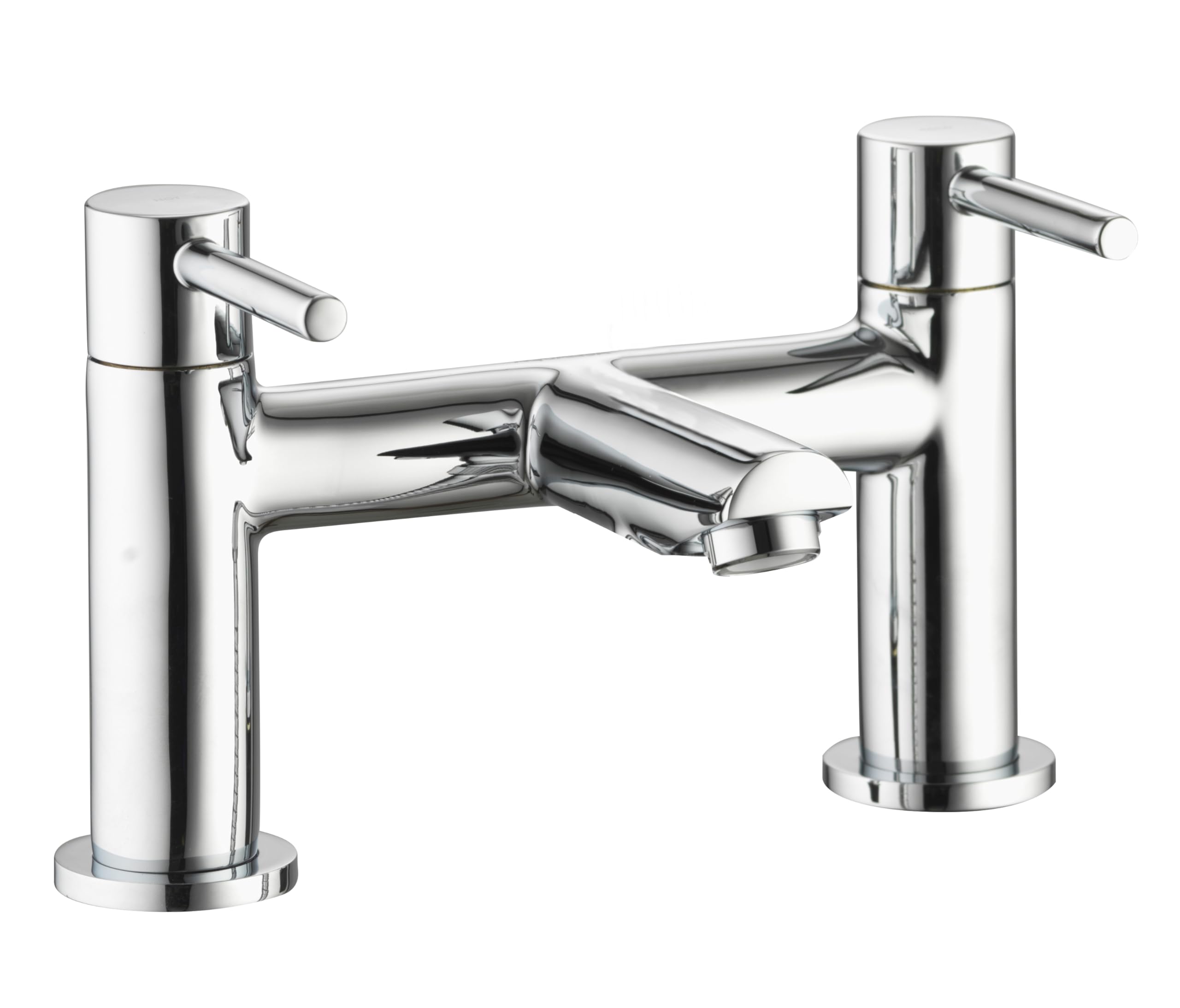Aqualisa CB.DBF.19 Deck Mounted Bath Filler Taps Bathroom, Chrome