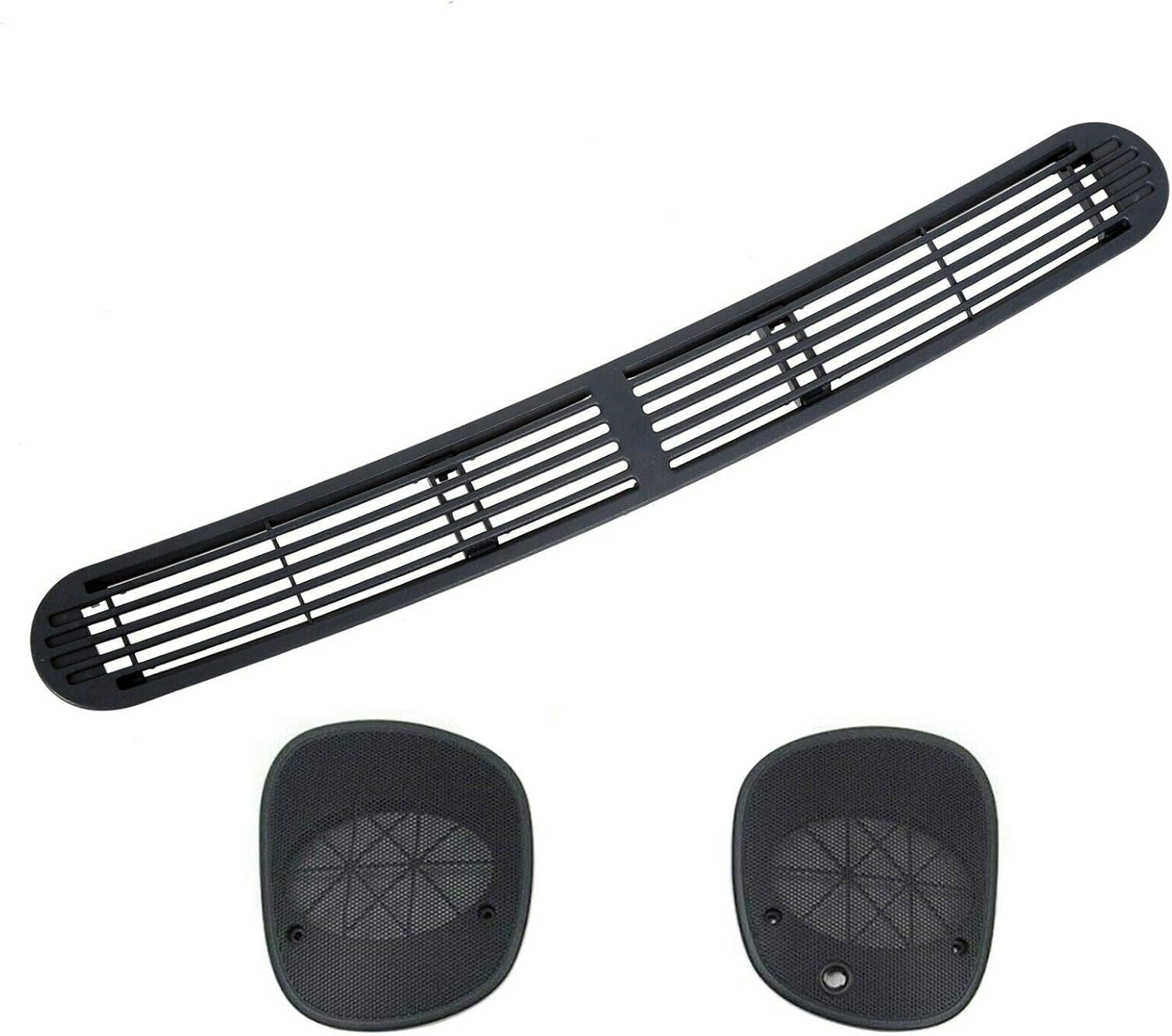 Dash Defrost Cover Left Right Speaker Grille Fits 98-05 Jimmy Blazer Sonoma Black