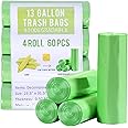 Trash Bags Biodegradable Small Garbage Bags Recycled Unscented Strong Trasn Can Liner for Bathroom
