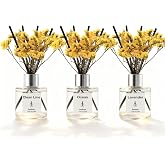 Redeam Reed Diffuser Set of 3 Pack, Linen Ocean Lavender Scented Oil Diffuser with 5 Sticks, Reed Diffuser for Home, Bathroom, Bathroom Air Freshener 1.7 FL.oz Each