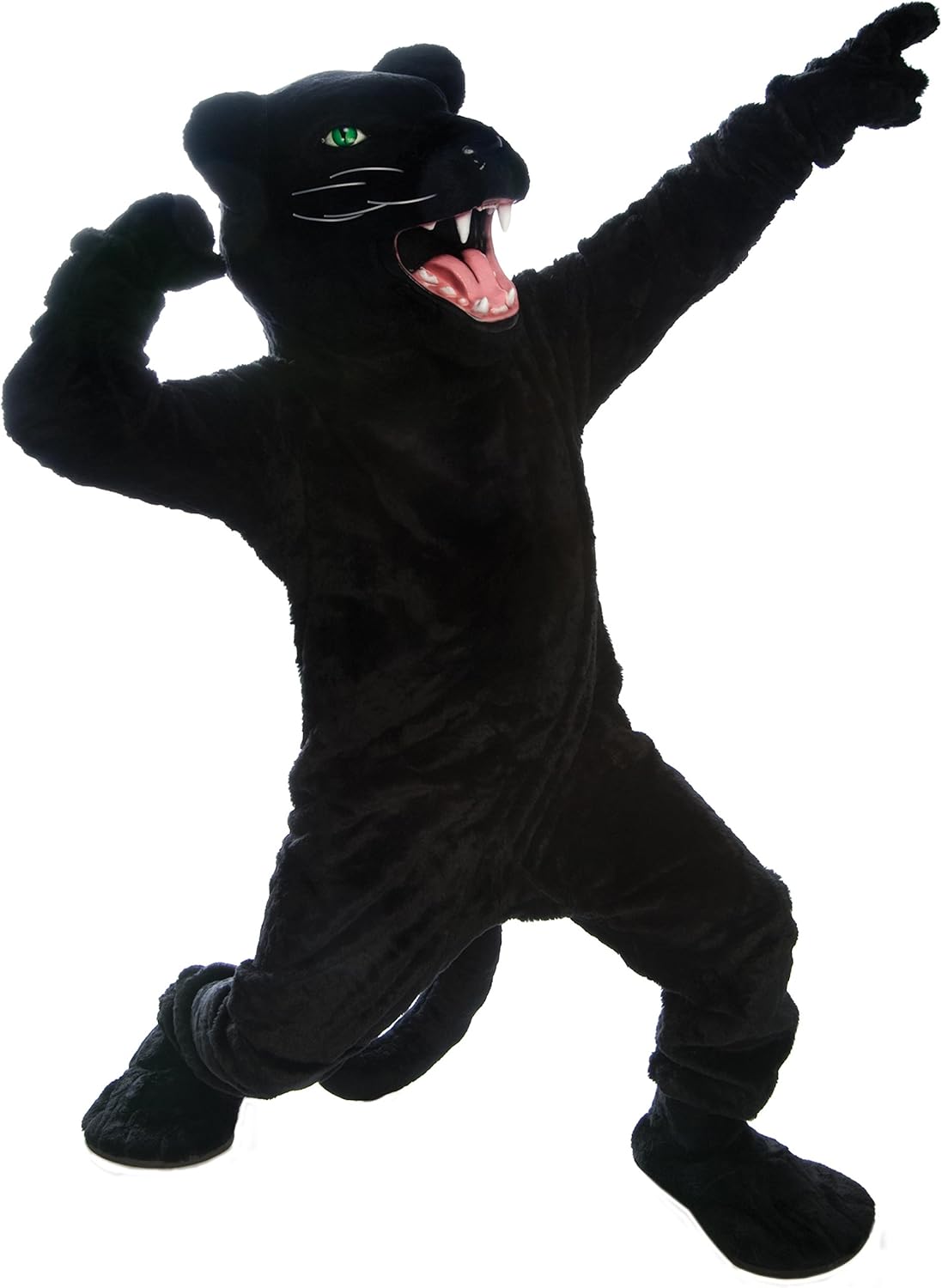 TCDesignerProducts Panther Mascot Costume Black Clothing
