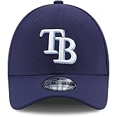 New Era MLB Tampa Bay Rays Team Classic Game 39Thirty Stretch Fit Cap, Blue, Small/Medium