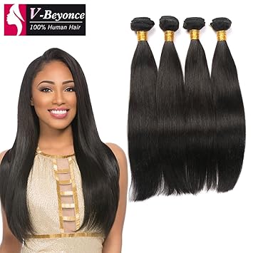 Amazon Com V Beyonce 4 Packs Straight Hair 8a 100 Unprosessed