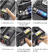 Deejaah Camping Stove with Carry Case 8 Butane Canisters EN417 2200W view 4