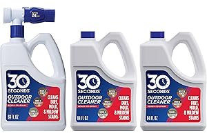 30 Seconds Cleaners 6430S 3PA 64 oz Hose End Sprayer Outdoor Cleaner, (3-Pack)