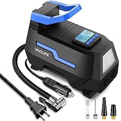 VacLife AC/DC 2-in-1 Tire Inflator - Portable Air