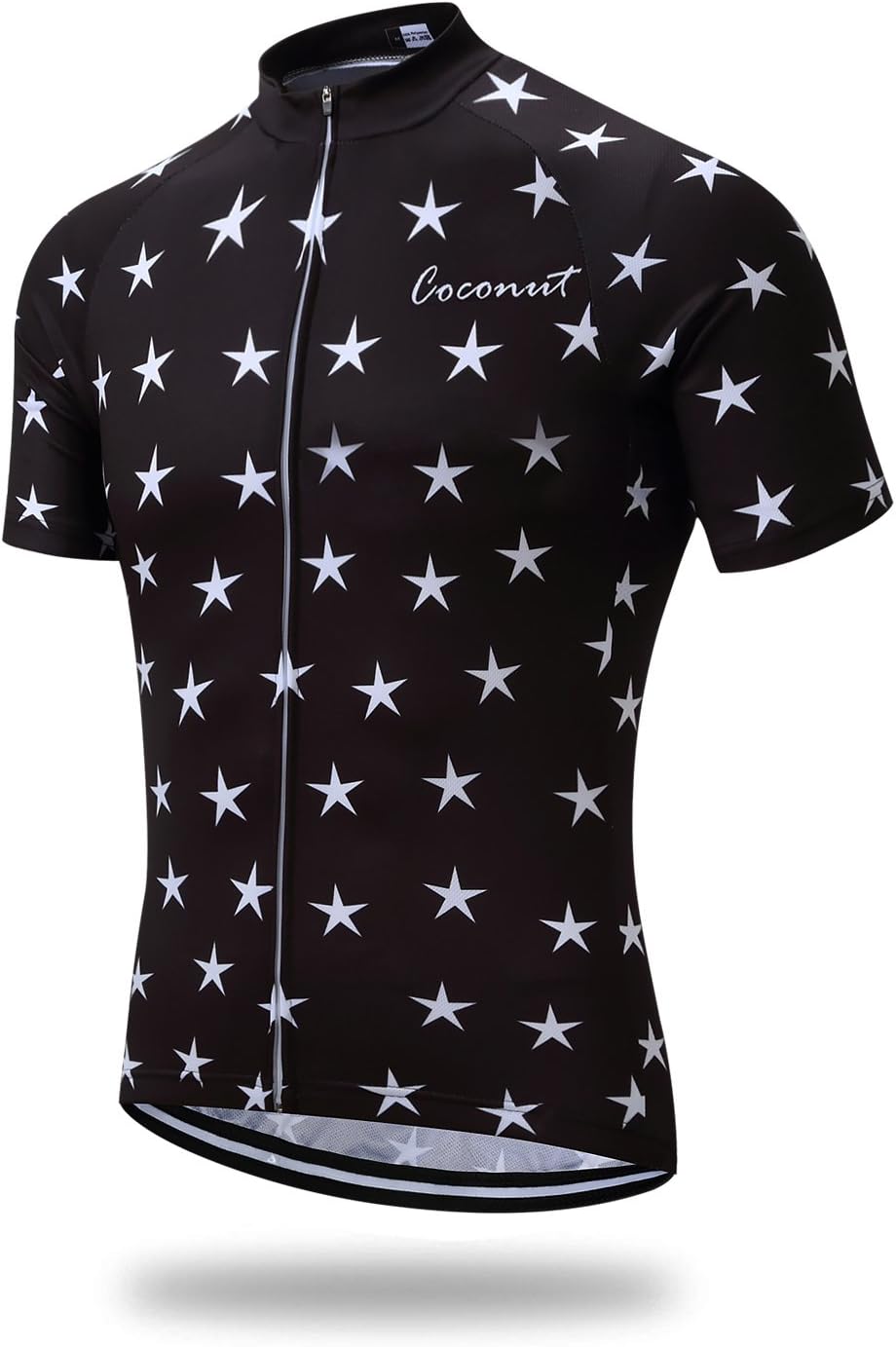 Coconut Ropamo Men's Shorts Sleeve Cycling Jersey Tops Bike Clothing Biking Shirt with 3 Pockets