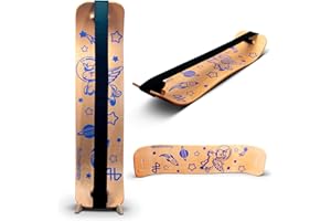 4Balancing Balance Board for Kids - Slackline Wooden Wobble Board - Slackboard Balance Trainer for Coordination - Training for Skateboard, Snowboard, Football, Soccer, Baseball, Basketball