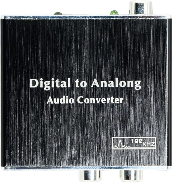 Amazon Blupow Dac 同軸 光デジタル アナログ 変換器 Rca 3 5mmミニジャック出力 オーディオ変換器 Digital To Analog 192khz 24bitハイレゾ対応 Daコンバーター Kum 家電 カメラ