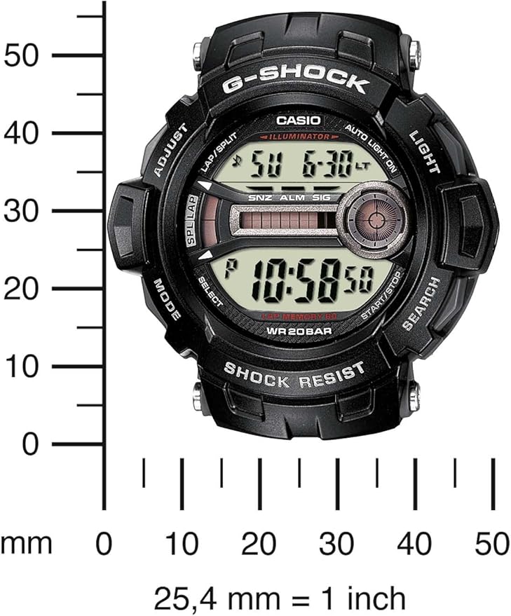 g shock lap memory