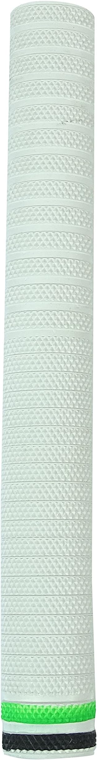 Lalit Cricket White Color Rubber Grip Bat Handle Replacement Coil Grips – 5 Pieces