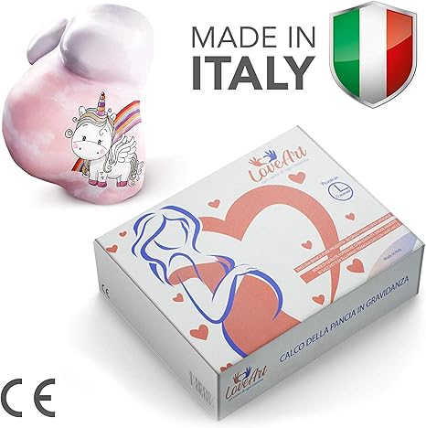 Platre A Gros Ventre 10 Bandages Empreinte De Mere Et Bebe Papier De Verre Pret En 48 Heures Marque Ce Fabrique En Italie Vaseline 30g Kit Loveart Moulage Du Ventre Femme Enceinte
