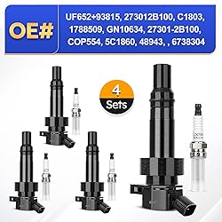 UF652 Ignition Coil &93815 Double Iridium Spark