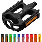 JETCAT Bicycle Pedals, Road Bike Pedals Replacement, Bike Parts, Bicycle Parts 9/16 Adult/Kids