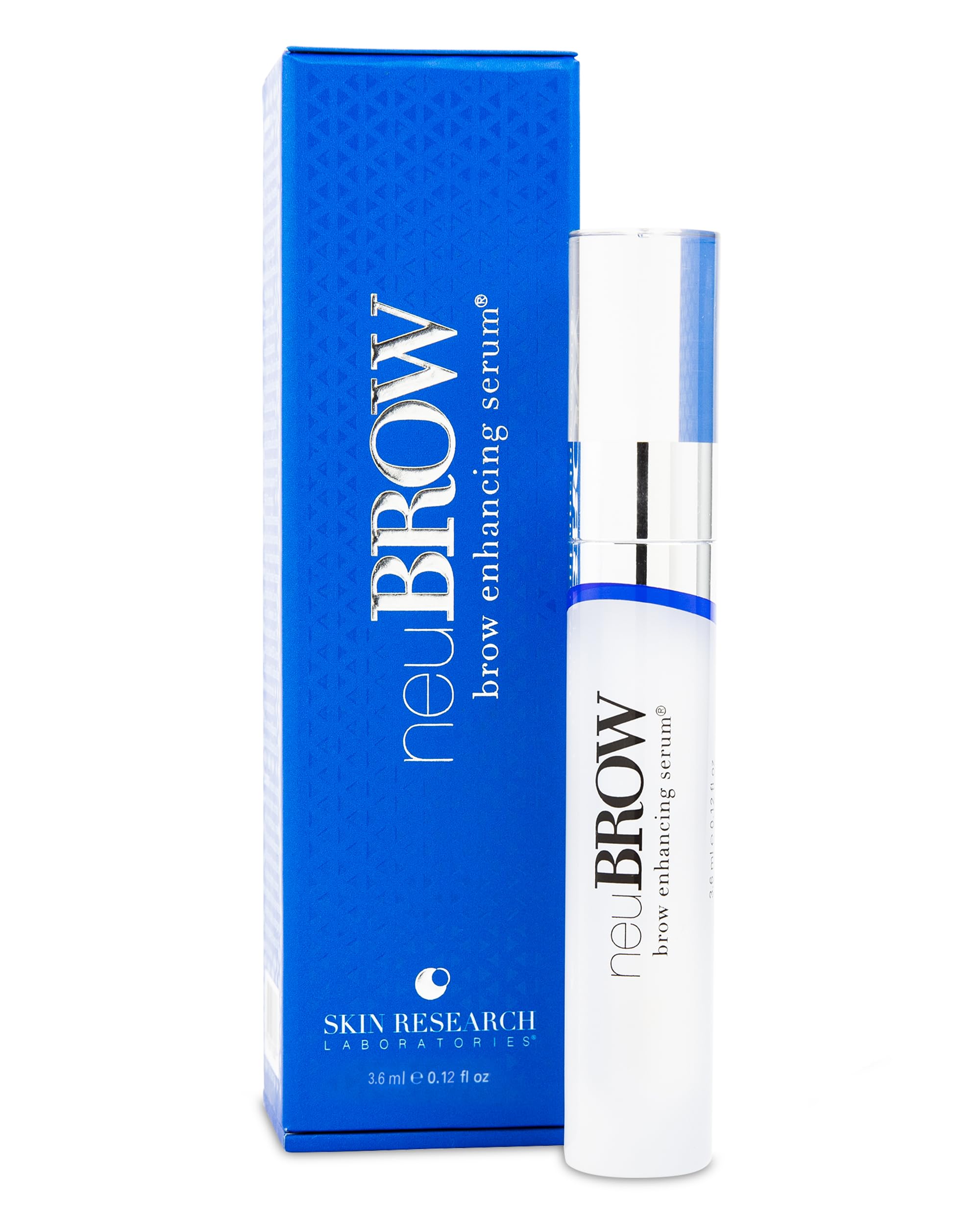 neuBROW Brow Enhancing Serum by Skin Research Laboratories – 3.6 mL Eye Brow Serum for Defined, Fuller & Thicker-Looking Hair Brows – Advanced Formula Promotes Natural & Healthy Appearance of Brows