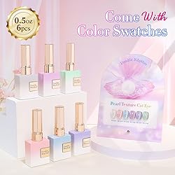 Double Rhythm Cat Eye Gel Nail Polish Set of 6 Same