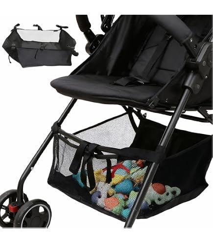 Abaodam Stroller Basket Wagon Storage Basket Replacement Trend Stroller Storage Basket Replacement Stroller Basket Stroller Organizer Bag : Baby