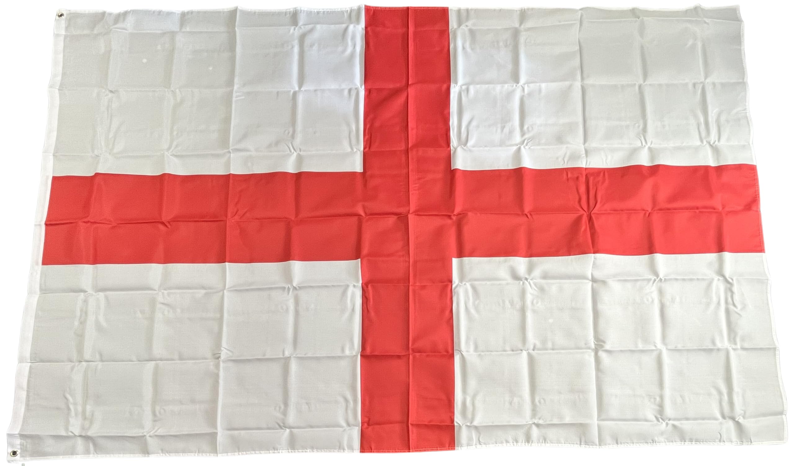 NWFlags 8ft x 5ft England Flag | 75d Premium Polyester Giant St Georges Cross Flag | 2 Eyelets