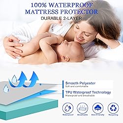Sufdari Full Size Mattress Protector,Waterproof