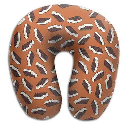 Amazon Com Huala Xili Ice Cream Sandwich Funny Print Soft Neck
