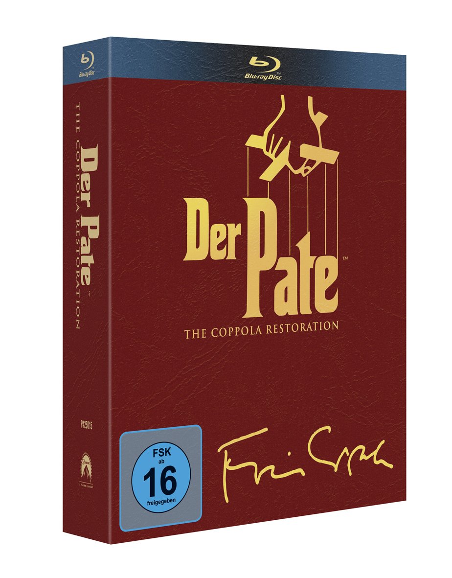 Der Pate The Coppola Restoration Blu Ray Amazon De Marlon Brando Al Pacino James Caan Robert Duvall Diane Keaton Talia Shire Francis Ford Coppola Marlon Brando Al Pacino Dvd Blu Ray