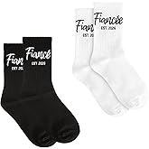 Follner Mrs Socks, Bridal Shower Gifts, Something Blue Gift Bride Socks for Wedding Engagement Bachelorette Party Honeymoon