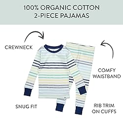 HonestBaby 2-Piece Pajamas Sleepwear PJs