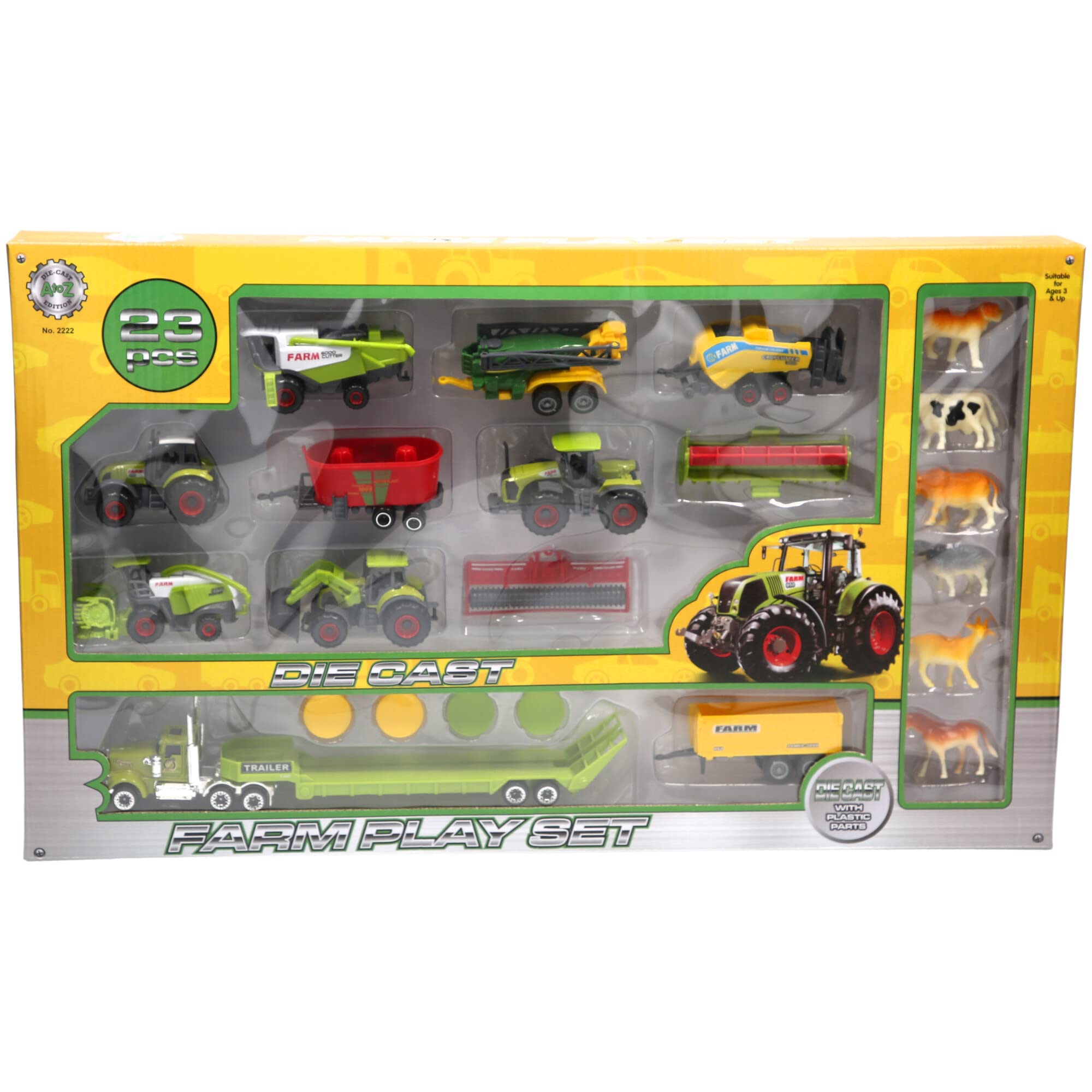 Atoz 22PCS DC FARM PLAYSET