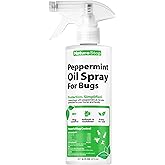 NatureStop Peppermint Oil Spray for Bugs, Bug Spray for Indoor & Outdoor Use, 16 oz (475mL)