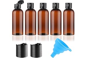 Kitchen GIMS 3.4 oz TSA Approved Travel Bottles 5 Pack Leak Proof Travel Bottles for Toiletries with Flip Cap Plastic Squeezable Travel Size Containers Travel Essentials Toiletries