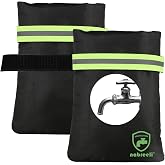 2 Pack Outdoor Faucet Covers for Winter Freeze Protection | 8.5&Prime;x5.9&Prime;x1.9&Prime; with Reflective Strips Thicker Hose Bib Insulation Cover Waterproof Outside Spigot Covers